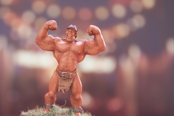 figurine monsieur muscle